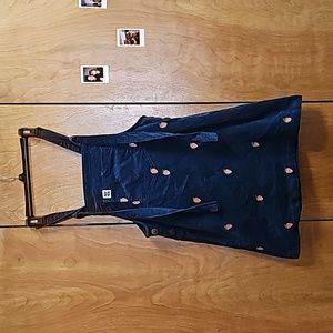 Lucy & Yak strawberry corduroy dress